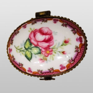 The Leonardo Collection Floral Trinket Box-side